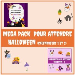 MEGA PACK 2 calendriers pour attendre Halloween (1 et 2)