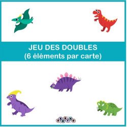 Jeu des doubles - 6 éléments