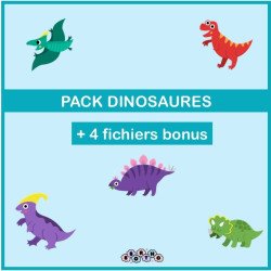 Pack "Autour des dinosaures"