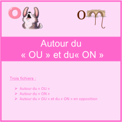 Autour du "OU" et du "ON"